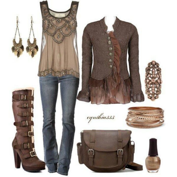 Various fashion outlets today, incorporate Steampunk clothing influence into their designs